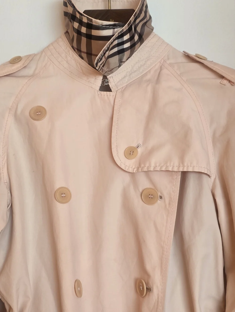 Burberry PINK Rain Coat Size 8 - Picture 12 of 16